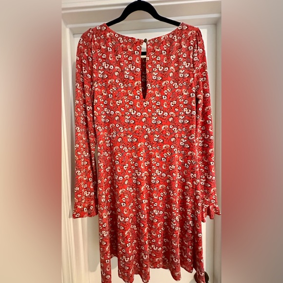 Free People Say Hello Floral Short Dress- size Large - Picture 6 of 7